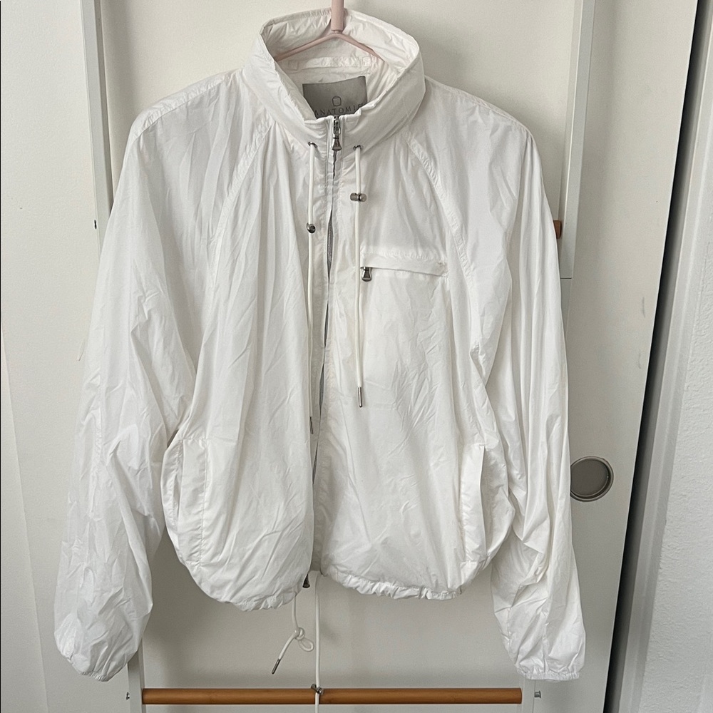Anatomie White Zip-Up Jacket /windbreaker M